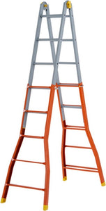 SCALA SCALETTO TELESCOPICA GIGANTE IN ACCIAIO GIERRE 5+5 GRADINI TRASFORMABILE Fai da te/Prodotti per la costruzione/Scale/Scale telescopiche Trade Shop italia - Napoli, Commerciovirtuoso.it