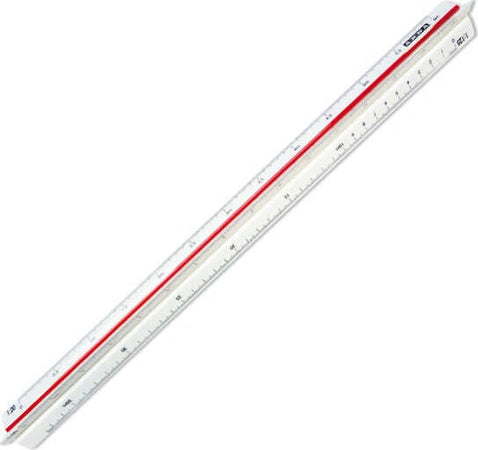 Scalimetro Isoteck - 30cm - per arredamento - scale 1:20-25-50-75-100-125 - Arda Cancelleria e prodotti per ufficio/Archivio ufficio e accessori per scrivania/Strumenti di misura/Righelli Eurocartuccia - Pavullo, Commerciovirtuoso.it