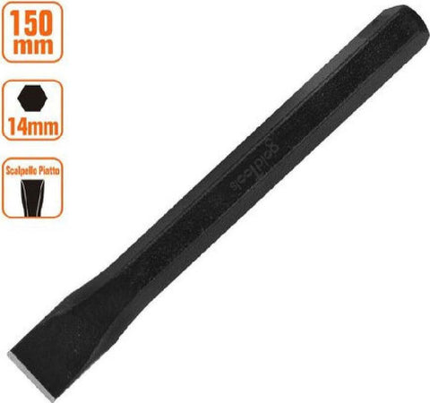 Scalpello Piatto Attacco Esagonale In Acciaio 150x14mm Utilizzo Su Pietra 57014 Fai da te/Utensili elettrici e a mano/Utensili a mano/Scalpelli/Scalpelli per muratura Trade Shop italia - Napoli, Commerciovirtuoso.it