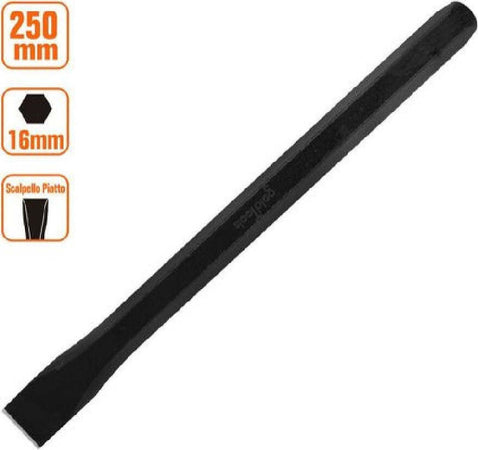 Scalpello Piatto Attacco Esagonale In Acciaio 250x16 Mm Utilizzo Su Pietra 57016 Fai da te/Utensili elettrici e a mano/Utensili a mano/Scalpelli/Scalpelli per muratura Trade Shop italia - Napoli, Commerciovirtuoso.it