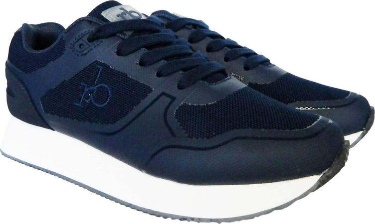 Rocco Barocco Sneakers Uomo AS2005 Navy Blu Scarpe da Ginnastica Sportive Uomo Lacci Suola Bianca in Gomma Eco Pelle SNEKER UOMO L'Orchidea - Siderno, Commerciovirtuoso.it