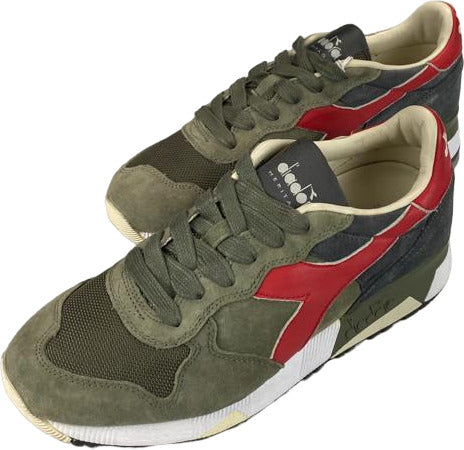 Scarpa uomo sportiva - Diadora Heritage - Trident 90 S NYL - Green toad