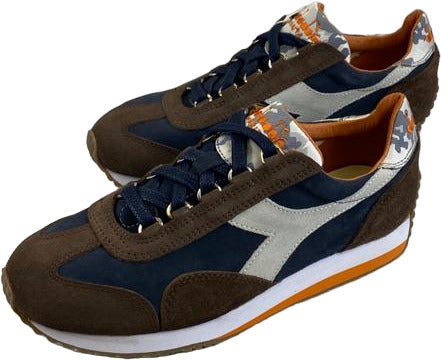 Scarpa uomo sportiva - Diadora Heritage - EQUIPE EVO CAMO - Colore Blue denim 201.1739010160065