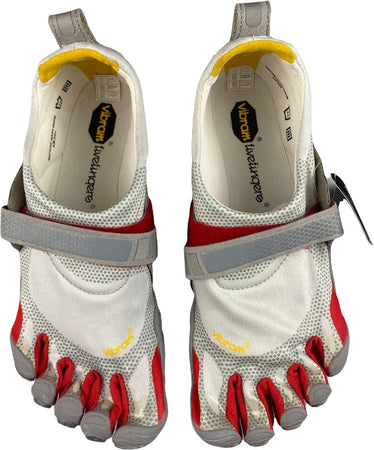 Scarpa uomo Vibram FiveFingers BIKILA - LIGHT GREY/RED/GREY