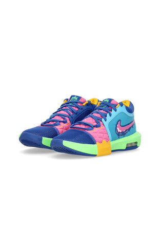 NIKE NBA Scarpa Basket Uomo Lebron Witness 8 "i Promise School" Multi/multi/baltic Blue da uomo