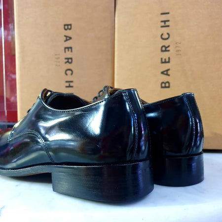 Scarpe Uomo Da Cerimonia Baerchi Made in Spain Scarpe Stringate Basse Nere in Pelle Eleganti Calzata Comoda Moda/Uomo/Scarpe/Scarpe stringate basse D'Avanzo Clazature - Nola, Commerciovirtuoso.it