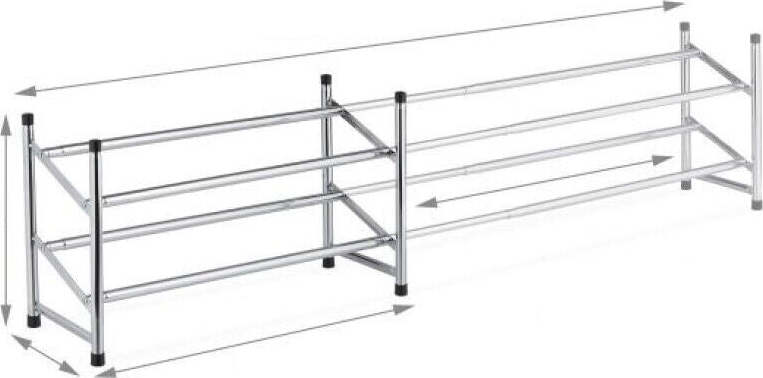 Scarpiera 12 Paia Scarpe Salvaspazio In Metallo Estensibile 2 Ripiani Impilabile Casa e cucina/Organizzazione interni/Organizzazione guardaroba/Portascarpe/Scarpiere Trade Shop italia - Napoli, Commerciovirtuoso.it