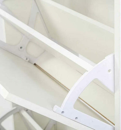 Scarpiera 2 Ante Ripiani Doppia Profondita In Melamina 63x24x80cm Colore Bianco Casa e cucina/Organizzazione interni/Organizzazione guardaroba/Portascarpe/Scarpiere Trade Shop italia - Napoli, Commerciovirtuoso.it