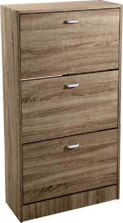 Scarpiera 3 Ante Salvaspazio Slim Porta Scarpe Ingresso Noce 115x63x24cm 827631 Casa e cucina/Organizzazione interni/Organizzazione guardaroba/Portascarpe/Scarpiere Trade Shop italia - Napoli, Commerciovirtuoso.it