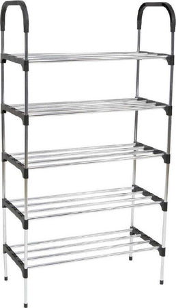 Scarpiera In Metallo Plastica 5 Livelli 57x26x100cm Salvaspazio Portascarpe Casa Casa e cucina/Organizzazione interni/Organizzazione guardaroba/Portascarpe/Scarpiere Trade Shop italia - Napoli, Commerciovirtuoso.it