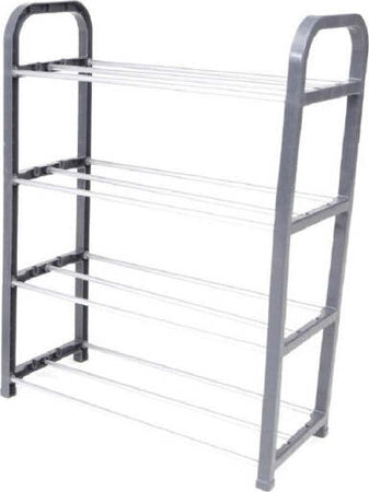 Scarpiera-In-Plastica-4-Ripiani-Livelli-Salvaspazio-40x19x56cm-Porta-Scarpe-Casa