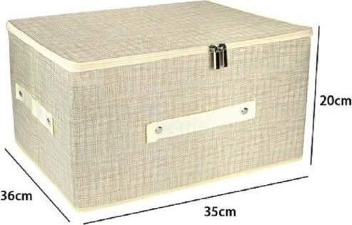 Scatola-Box-Salvaspazio-Portatutto-Contenitore-Organizer-Cerniera-79415-35x26x20cm