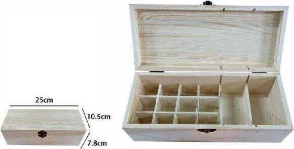 Scatola-Contenitore-In-Legno-Naturale-14-Scomparti-Decoupage-25x10,5x7,8cm