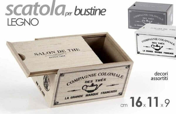 Scatola-Porta-Oggetti-Bustine-The-Tè-Cialde-Caffè-16x11x9-Cm-Legno-Decori-738661