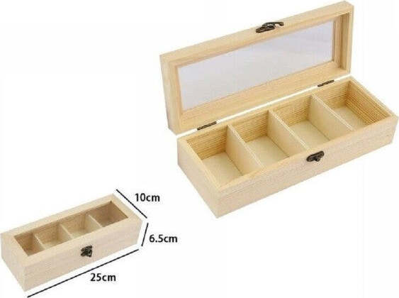 Scatola-Portagioie-In-Legno-Con-Bacheca-4-Posti-Scomparti-Vetrina-74025a-Ly-1517