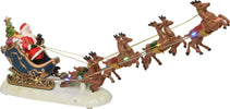 Scena a Led di Babbo Natale sulla slitta con renne, decorazione da 33,5 cm Casa e cucina/Decorazioni per interni/Addobbi e decorazioni per ricorrenze/Decorazioni natalizie/Oggettistica MagiediNatale.it - Altamura, Commerciovirtuoso.it