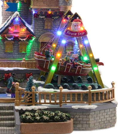 Scena animata a Led Parco divertimenti con Ruota Panoramica con Musica, decorazione da 56,5 cm Casa e cucina/Decorazioni per interni/Addobbi e decorazioni per ricorrenze/Decorazioni natalizie/Oggettistica MagiediNatale.it - Altamura, Commerciovirtuoso.it