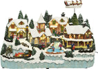 Scena animata a Led Villaggio innevato con Babbo Natale e Trenino, decorazione da 53 cm Casa e cucina/Decorazioni per interni/Addobbi e decorazioni per ricorrenze/Decorazioni natalizie/Oggettistica MagiediNatale.it - Altamura, Commerciovirtuoso.it