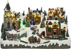 Scena animata a Led Villaggio innevato con personaggi e carrozza, decorazione da 33.50 cm Casa e cucina/Decorazioni per interni/Addobbi e decorazioni per ricorrenze/Decorazioni natalizie/Oggettistica MagiediNatale.it - Altamura, Commerciovirtuoso.it