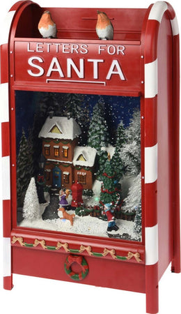 Scena animata casella postale natalizia, con LED e suoni, decorazione per villaggio di Natale, da h 62 cm Casa e cucina/Decorazioni per interni/Addobbi e decorazioni per ricorrenze/Decorazioni natalizie/Ghirlande e corone MagiediNatale.it - Altamura, Commerciovirtuoso.it