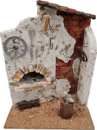 Scenario fabbro mestiere per presepe in legno e sughero decorazione di Natale Casa e cucina/Decorazioni per interni/Addobbi e decorazioni per ricorrenze/Decorazioni natalizie/Presepi/Statuine e fondali per il presepe MagiediNatale.it - Altamura, Commerciovirtuoso.it