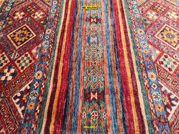 Scendiletto-Khorgin-Shabargan-Moderno-Extra-Fine-117x78---Multicolore-Brillante