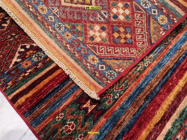 Scendiletto-Khorgin-Shabargan-Moderno-Extra-Fine-117x78---Multicolore-Brillante