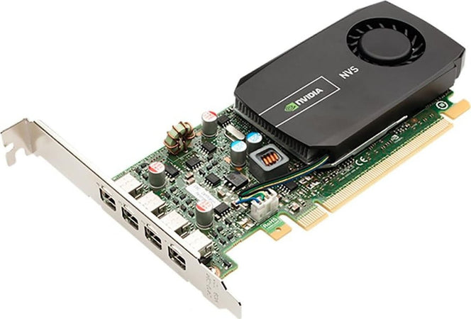 Scheda Grafica Nvidia Quadro NVS 510 4 x Mini displayport 2 GB PCI-e EXPRESS