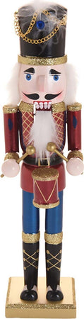 Schiaccianoci natalizio, color rosso e verde, decorazione in legno per interno da 38 cm Casa e cucina/Decorazioni per interni/Addobbi e decorazioni per ricorrenze/Decorazioni natalizie/Schiaccianoci MagiediNatale.it - Altamura, Commerciovirtuoso.it