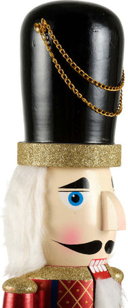 Schiaccianoci natalizio in legno con cappello, soldatino decorativo natalizio Casa e cucina/Decorazioni per interni/Addobbi e decorazioni per ricorrenze/Decorazioni natalizie/Schiaccianoci MagiediNatale.it - Altamura, Commerciovirtuoso.it