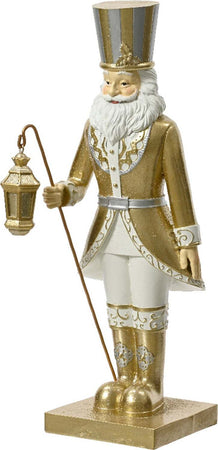 Schiaccianoci natalizio oro in legno, soldatino decorativo natalizio h 38 cm Casa e cucina/Decorazioni per interni/Addobbi e decorazioni per ricorrenze/Decorazioni natalizie/Schiaccianoci MagiediNatale.it - Altamura, Commerciovirtuoso.it