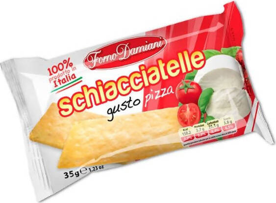 50 pezzi Schiacciatelle gusto PIZZA cracker Forno Damiani 35 gr confezione 50 pz crackers e snack salati Non solo caffè online - Albano Laziale, Commerciovirtuoso.it