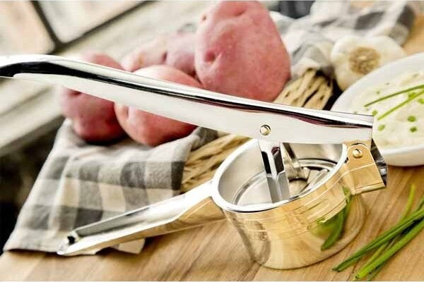 Schiaccipatate-A-Leva-In-Acciaio-27-Cm-Cucina-Casa-Strumenti-Schiaccia-Patate