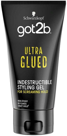 Schwarzkopf Got2b Hair Gel Ultra Glued Styling Capelli Ultra Incollati 150 Ml Gel per Capelli Extra Tenuta