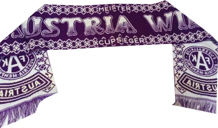 Sciarpa Austria Vienna Jacquard per Tifosi Stadio Sport e tempo libero/Fan Shop/Calcio/Abbigliamento/Sciarpe e scialli Il Distintivo - Pesaro, Commerciovirtuoso.it