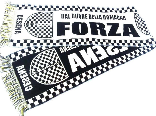 Sciarpa Calcio Forza Cesena Da Stadio Sport e tempo libero/Fan Shop/Calcio/Abbigliamento/Sciarpe e scialli Il Distintivo - Pesaro, Commerciovirtuoso.it
