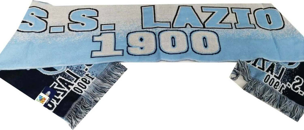 Sciarpa Lazio Jacquard per Tifosi Stadio Sport e tempo libero/Fan Shop/Calcio/Abbigliamento/Sciarpe e scialli Il Distintivo - Pesaro, Commerciovirtuoso.it