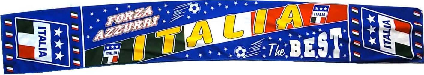 Sciarpa Leggera Italia Da Stadio Tifosi Sport e tempo libero/Fan Shop/Calcio/Abbigliamento/Sciarpe e scialli Il Distintivo - Pesaro, Commerciovirtuoso.it