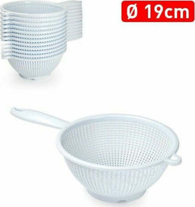 Scolapasta Colino Setaccio Rotondo In Plastica Diametro 19cm Con Manico Cucina Casa, arredamento e bricolage > Cucina > Accessori cucina Trade Shop italia - Napoli, Commerciovirtuoso.it