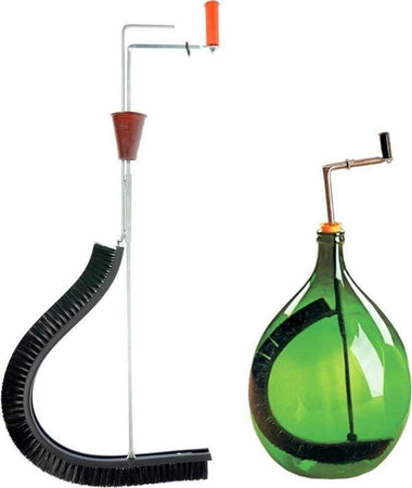 Scovolo in nylon lava Damigiane con spazzola rigida snodabile h 114 cm Casa e cucina/Produzione di birra e vino artigianali/Fermentazione/Damigiane La Zappa - Altamura, Commerciovirtuoso.it