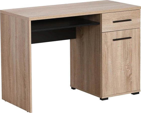 Scrivania con 1 anta ed 1 cassetto 108 x 50 cm postazione porta PC per cameretta Casa e cucina/Arredamento/Studio/Scrivanie e postazioni di lavoro/Postazioni di lavoro per computer Decor Space - Altamura, Commerciovirtuoso.it