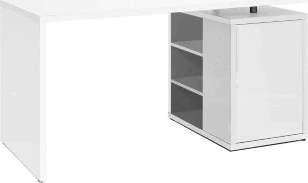 Scrivania per ufficio e stanzetta, con anta e 3 ripiani a giorno da 140 cm Casa e cucina/Arredamento/Studio/Scrivanie e postazioni di lavoro/Scrivanie Decor Space - Altamura, Commerciovirtuoso.it