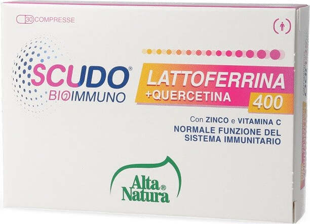 Scudo-Bioimmuno-Lattoferrina-+-Quercetina-1040-mg-30-cpr-Alta-Natura