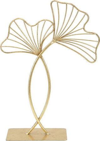 Scultura Leaf Glam Cm 25X8,5X35 Casa e cucina/Decorazioni per interni/Arte/Sculture/Statue Led Mall Home - Napoli, Commerciovirtuoso.it