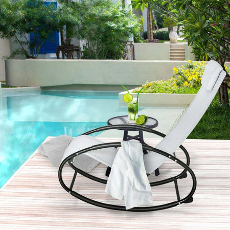 Sedia-a-Dondolo-da-Giardino-Zero-Gravity,-Sdraio-da-Giardino-Ergonomica-con-Cuscino-e-Tessuto-Traspirante-per-Interno-ed-Esterno,-105x62x88-cm,-Grigia-84A-090GY