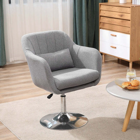 Sedia-Girevole-a-360°-ad-Altezza-Regolabile,-con-Cuscino-,-Supporto-Lombare-e-Bracciolo,-60x60x79-91-cm,-Grigio-poltrona-poltroncina-salotto-soggiorno-camera-ufficio-studio-F833-757A
