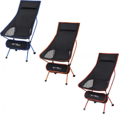 Sedia-Pieghevole-Da-Campeggio-Pesca-Impermeabile-Portatile-Carico-140kg-Tessuto