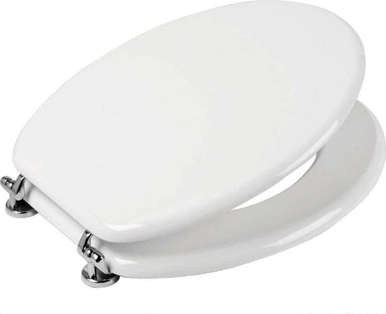 Sedile Wc Copri Water Tavoletta Vaso Universale Bianco MDF Legno Pesante Cerniere Metallo Bagno Fai da te/Attrezzature per cucine e bagni/Attrezzature per bagni/Sedili WC Ogomondo - Martina Franca, Commerciovirtuoso.it