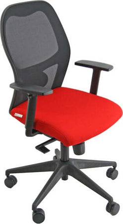 Seduta operativa Hubble Pro Memory HUHUPM - con braccioli regolabili - rosso - Unisit Casa e cucina/Arredamento/Studio/Sedie e Sgabelli/Sedie da scrivania Eurocartuccia - Pavullo, Commerciovirtuoso.it