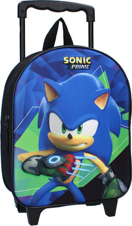 SEGA-ZAINO-TROLLEY-CON-RUOTE-SONIC-PRIME-TIME-3D